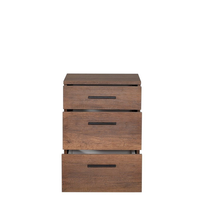 Hanah Home Kmd-530-Oo-1 Mesilla de Noche Oslo y Nogal 40x57x39 cm